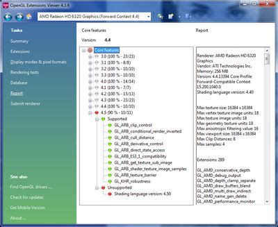 OpenGL Extension Viewer 7.3.4a